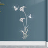 3D Mirror Flower Wall Sticker for home decor4