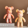 DIY Nordic Dyed Resin Bear Figurines