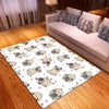 3D Pug Print Floor Carpet with detailed design2