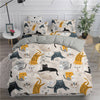 Cozy Cat Print Bedding Set for Cat Lovers3