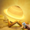 3D Saturn Lamp with realistic planet design2