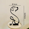 Dog &amp; Cat Line Art Sculpture