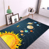 3D Planet Rug with realistic space design0
