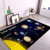 3D Planet Rug with realistic space design2