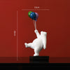 Balloon Bear Figurine