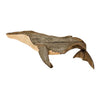 Whale-Shaped Wooden Wall Decor