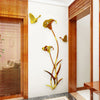 3D Mirror Flower Wall Sticker for home decor6