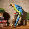 Resin Parrot Bird Statue Ornament