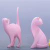 Pink Cat Resin Ornament