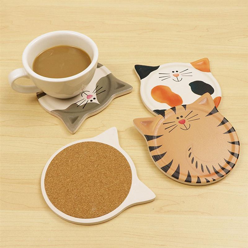 Ceramic Cat Coaster for drinks0