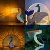 Whale And Birds LED Lamp