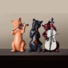 3pc/Set Resin Music Cat Statue for Home Decor2