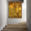 Gustav Klimt Cat Wall Art