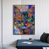 Abstract Cat Canvas Wall Art for modern home decor6