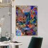 Abstract Cat Canvas Wall Art for modern home decor1