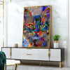 Abstract Cat Canvas Wall Art for modern home decor2