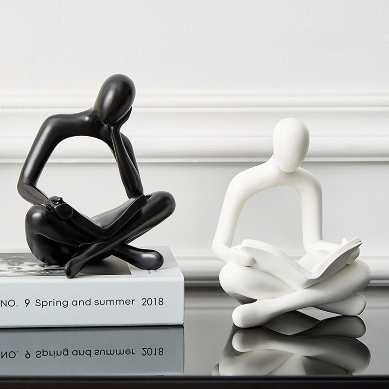 Contemporary Abstract Hand Sculpture Resin Figurine – BellezaCasa