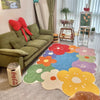Colorful Flower Area Carpet