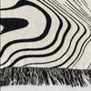 Casual Wave Throw Blanket in cozy design2