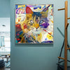 Cat Abstract Oil Painting Wall Art4