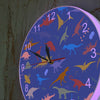 LED Colorful Dinosaur Wall Clock