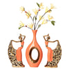 Creative Gilded Orange Hollow Vase