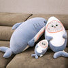 Cat Face Shark Plush Toy for playful pets4