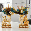 Golden Elephant Vase