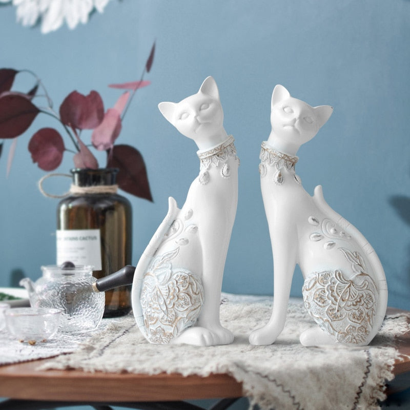 Decorative Resin Cat Figurine