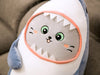 Cat Face Shark Plush Toy for playful pets2