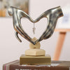 Hand Heart Shaped Sculpture