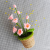 Handmade Knitted Flower Decor