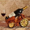 Wooden Motorcycle Wine Rack