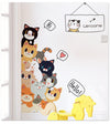 Cartoon Cat Wall Sticker for kids room decor0