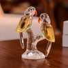 Crystal Birds Figurine