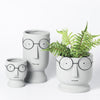 Glasses Man Plant Pot