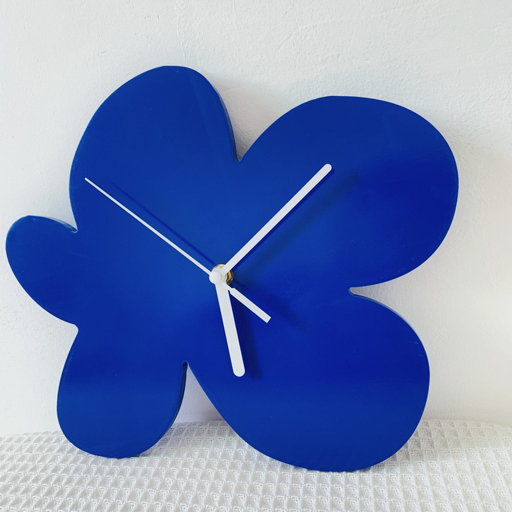 Retro Klein Blue Wall Clock