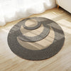 Japanese Style Knitted Round Carpet