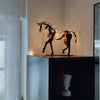 Abstract Horse Sculpture
