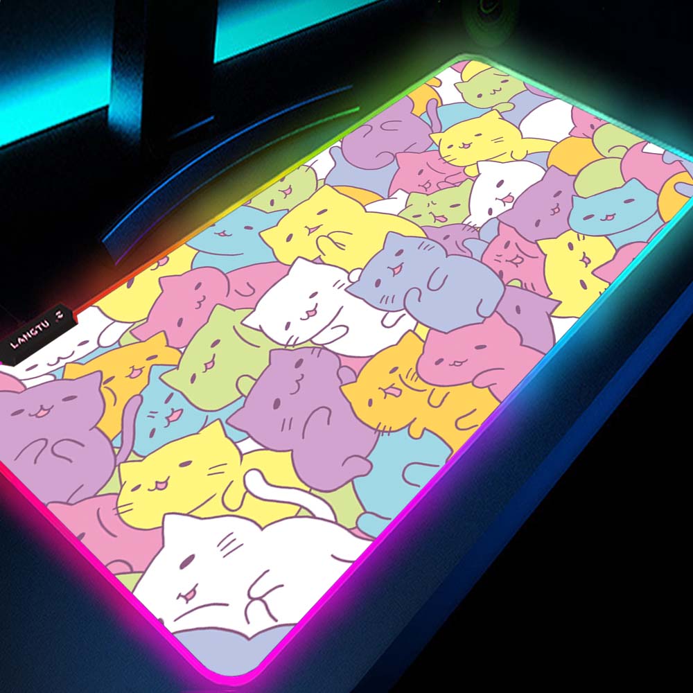Cat Lighting Effect Keyboard Pad for Gamers1