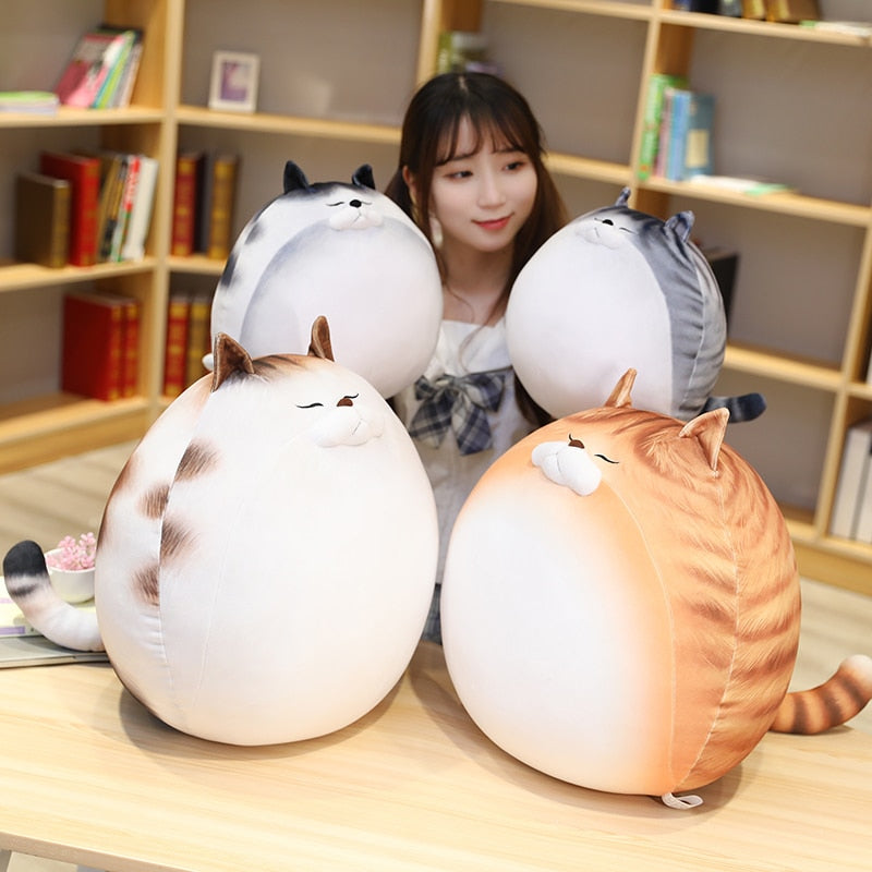 Fat Cat Plush Stuffed Toy