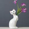 Nordic Ceramic Cat Vase