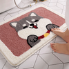 Cute Shiba Inu Thickened Furry Carpet
