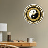 Yin Yang Symbol Wall Clock