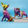 Colorful Graffiti Dog Ornament