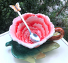 Flower Ceramic Tea Coffee Cup and Saucer Set