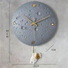 Nordic Astronaut Wall Clock