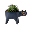Whimsical cat-shaped ceramic flower pot for indoor &amp; outdoor decor1