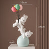 Balloon White Bear/Rabbit Figurines