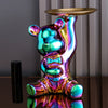 Ceramic Bear Figurine Piggy Bank